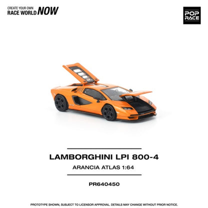 1/64 LAMBORGHINI COUNTACH LP1 800-4 ARANCIA ATLAS - Poprace - PR640450