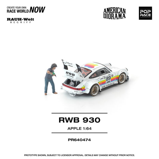 1/64 RWB 930 APPLE WITH FIGURE - Pop Race - PR640474