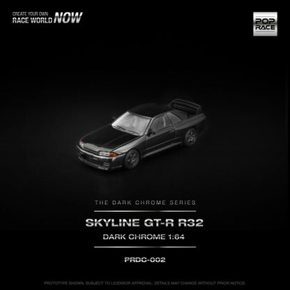 1/64 R32 GT-R DARK CHROME - Poprace - PRDC002