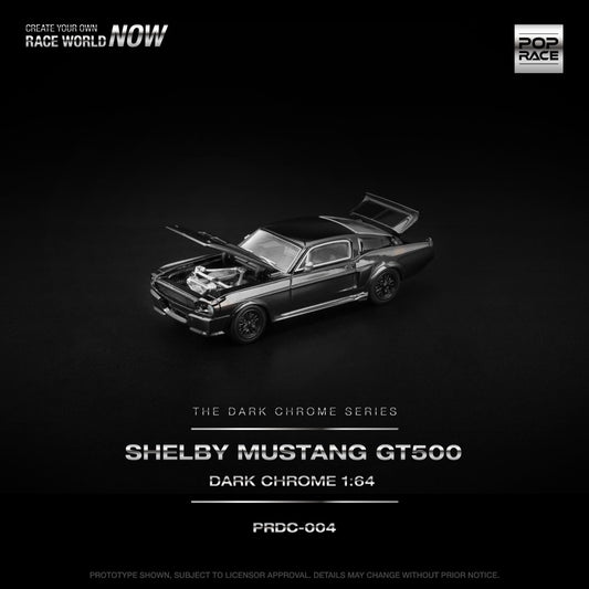 1/64 SHELBY MUSTANG GT500 DARK CHROME - Poprace - PRDC004