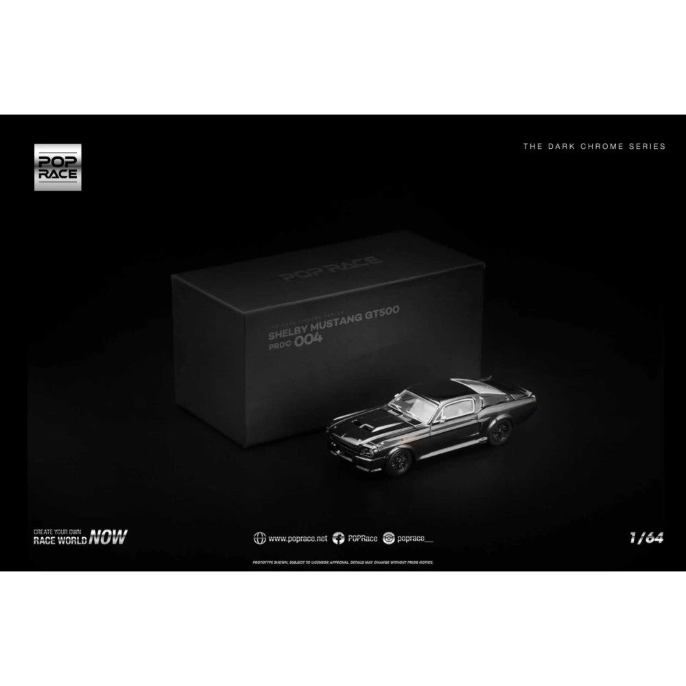 1/64 SHELBY MUSTANG GT500 DARK CHROME - Poprace - PRDC004