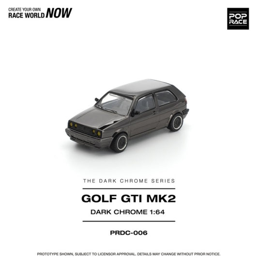 1/64  GOLF GTI MK2 DARK CHROME - Poprace - PRDC006