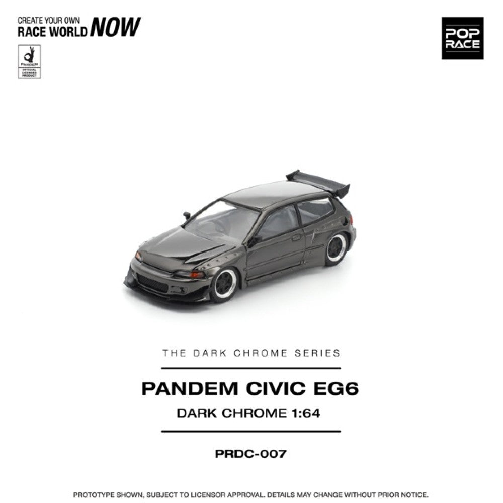 1/64 PANDEM CIVIC EG6 DARK CHROME - Poprace - PRDC007