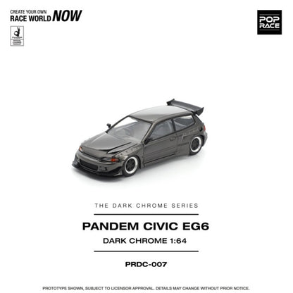 1/64 PANDEM CIVIC EG6 DARK CHROME - Poprace - PRDC007
