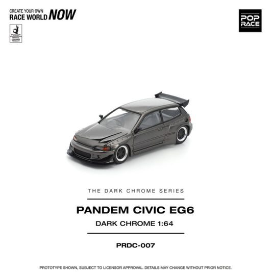 1/64 PANDEM CIVIC EG6 DARK CHROME - Poprace - PRDC007