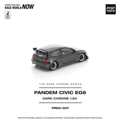 1/64 PANDEM CIVIC EG6 DARK CHROME - Poprace - PRDC007
