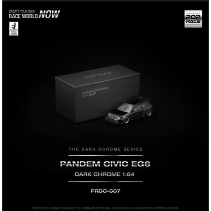 1/64 PANDEM CIVIC EG6 DARK CHROME - Poprace - PRDC007