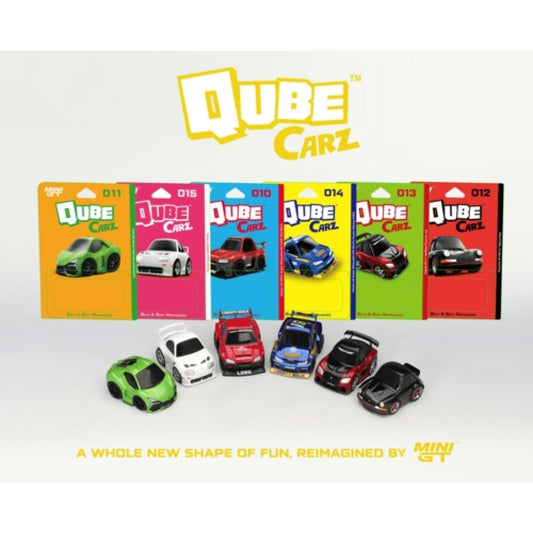 QUBECARZ SERIES 2 INNER PACK COMPLETE SET OF 6 STYLE CARS - MiniGT - QZ002PACK6