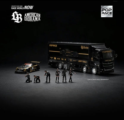 1/64 LBWK AMG GT3 EVO, black/gold - Poprace - PR640502