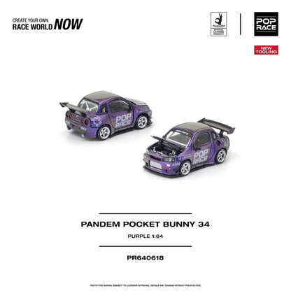 1/64  Pandem Pocket Bunny 34, purple - Poprace - PR640618 *** Pre order ***