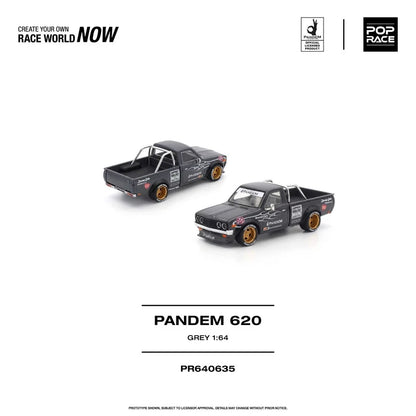 1/64 Datsun Pandem 620 Grey - Poprace - PR640635 *** Pre order ***
