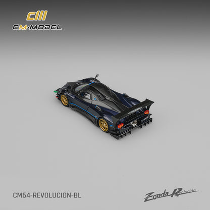 1/64 Pagani Zonda Revlucion Metallic blue - CM Models - CM64-Revolucion-BL