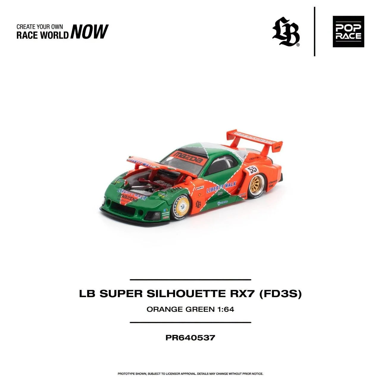1/64 LB SUPER SILHOUETTE RX7 (FD3S) - Poprace - PR640537