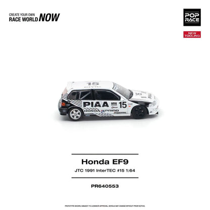1/64 Honda Civic (EF9) #15 JTC 1991 InterTEC *NEW TOOLING* - Poprace - PR640553
