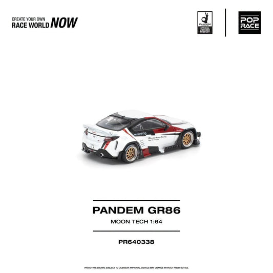 1/64 Pandem GR86 *Moontech* white/red - Poprace - PR640338