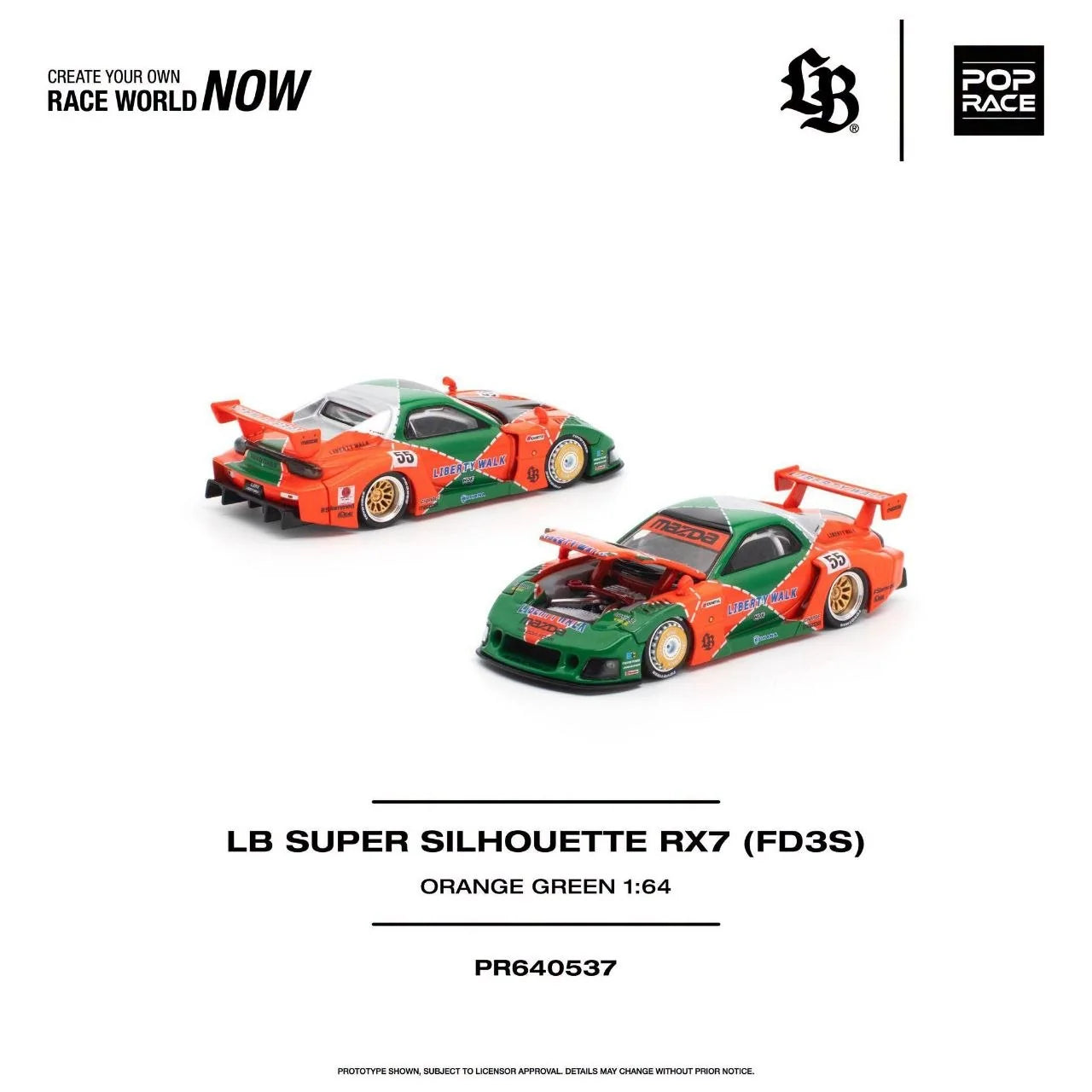 1/64 LB SUPER SILHOUETTE RX7 (FD3S) - Poprace - PR640537
