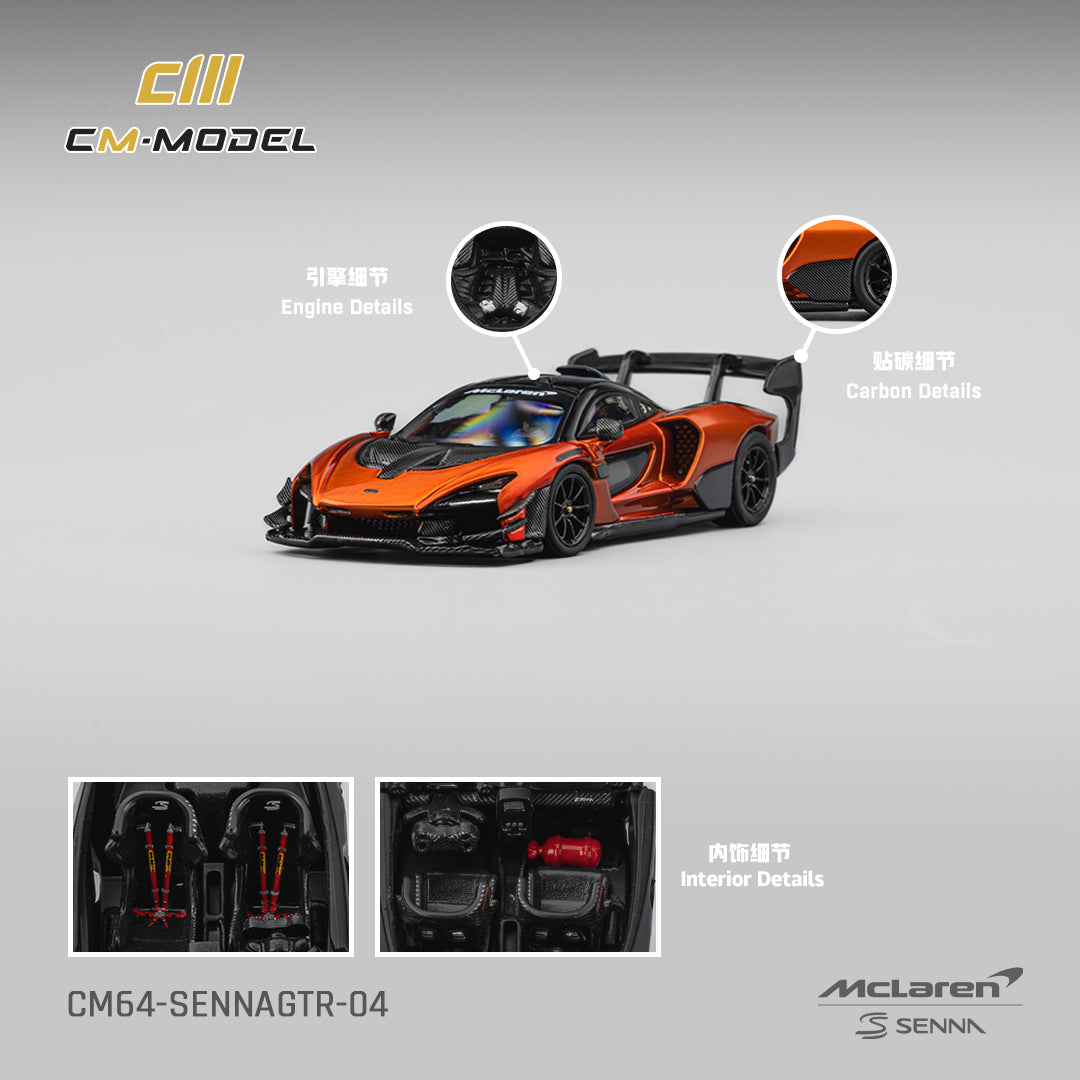 1/64 Mclaren SennaGTR Volcano orange  GTR - CM64-SennaGTR-10