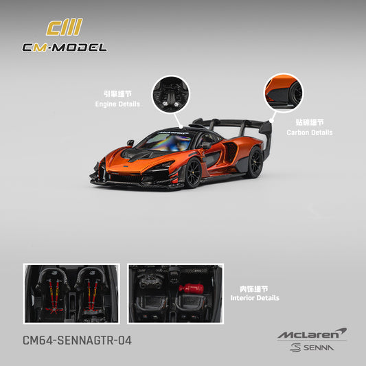 1/64 Mclaren SennaGTR Volcano orange  GTR - CM64-SennaGTR-10