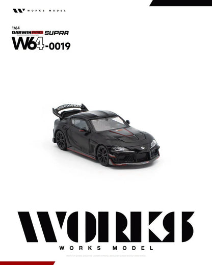 1/64 Darwin Pro Supra, black - Works Models - W64-0019
