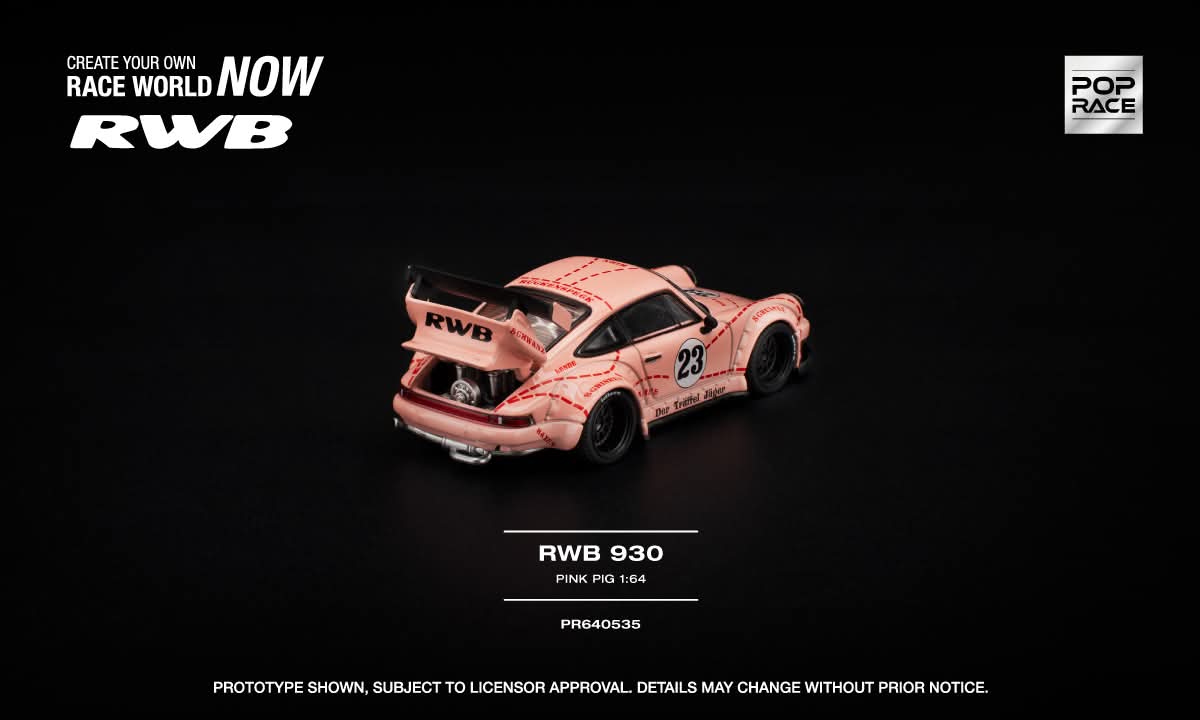 1/64 - RWB 930 #23 *Pink Pig*, pink - Poprace - PR640535