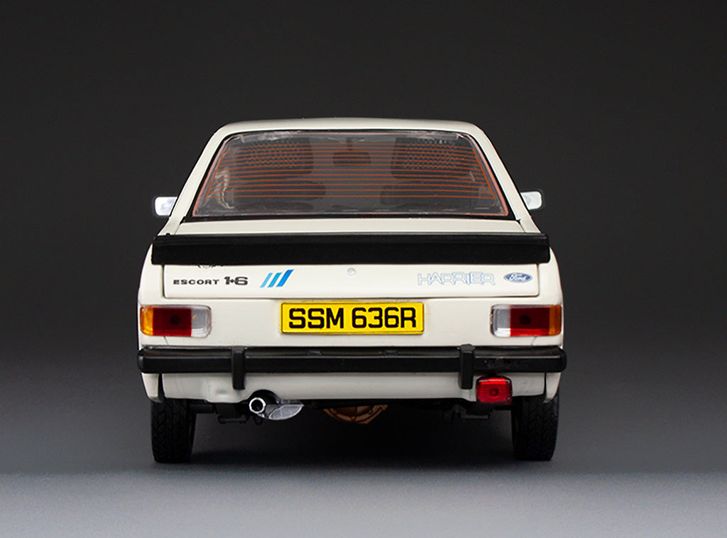 1/18 - 1980 Ford Escort Harrier, Diamond White - Sunstar  H4636RHD