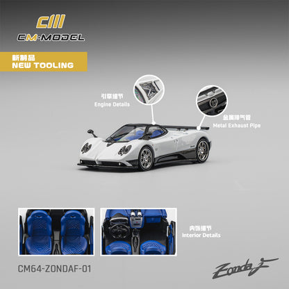 1/64 Pagani ZondaF Pearl white - CM Models - CM64-ZondaF-01