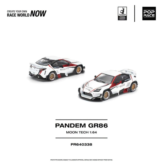 1/64 Pandem GR86 *Moontech* white/red - Poprace - PR640338