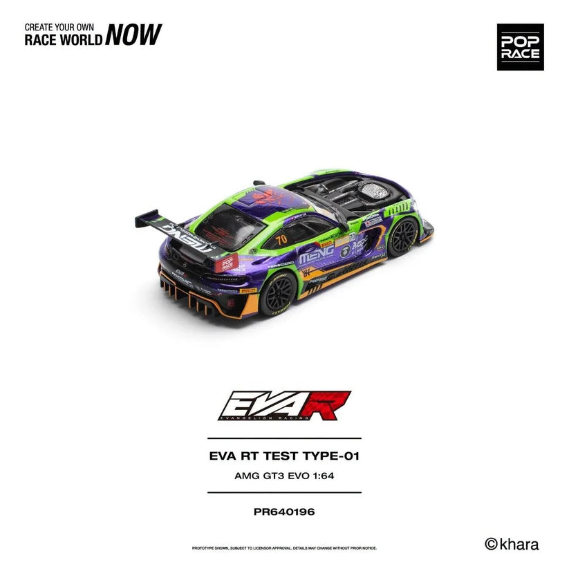 1/64 EVA RT TEST TYPE 01 AMG GT3 EVO MACAU GP 2023 - Poprace - PR640196