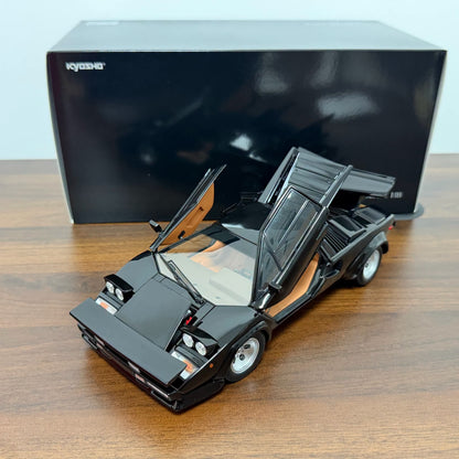 1/18 - Lamborghini Countach LP 400 S "The Cannonball Run" -Black  - Kyosho - K08320BKCR