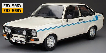 1/18 - 1980 Ford Escort Harrier, Diamond White - Sunstar  H4636RHD
