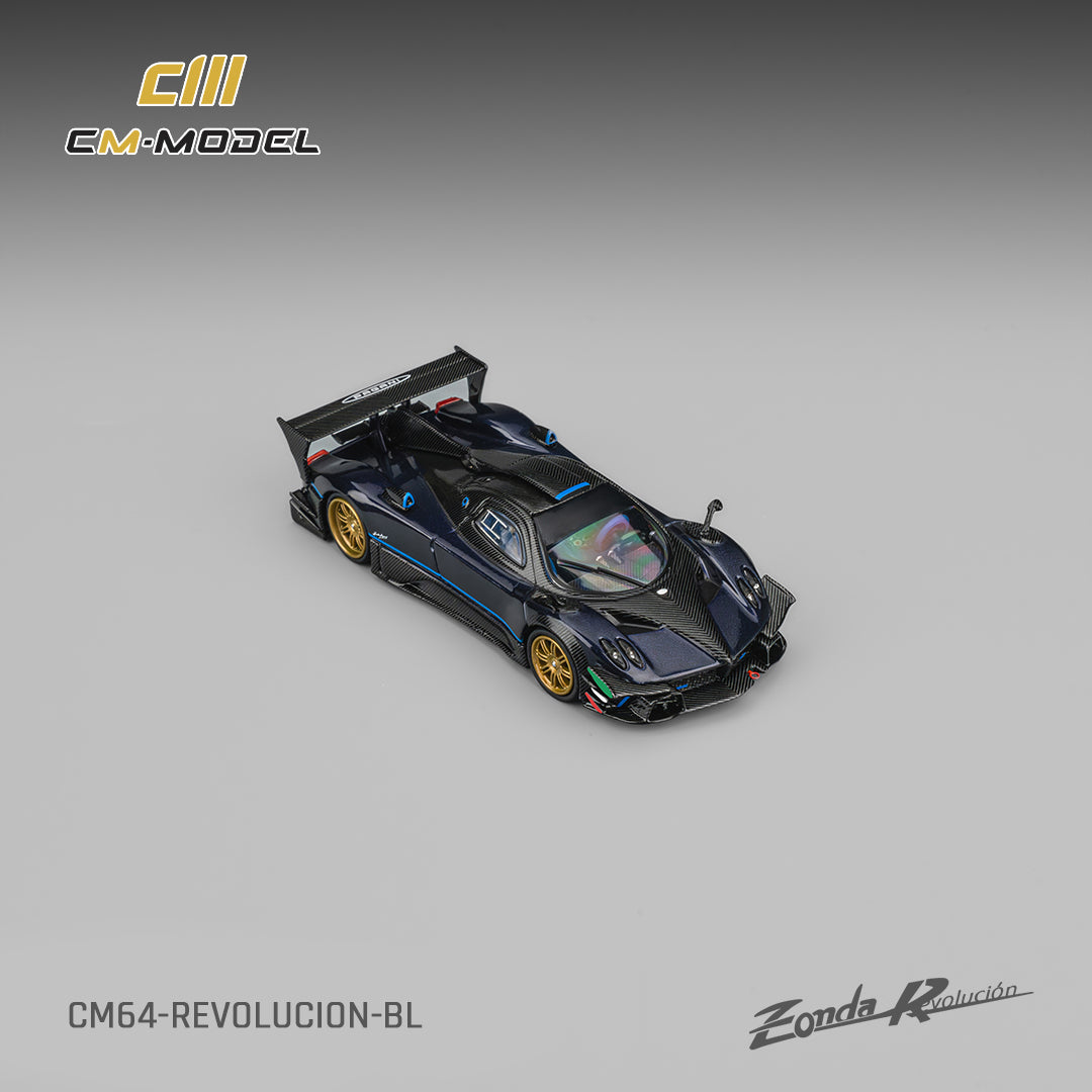 1/64 Pagani Zonda Revlucion Metallic blue - CM Models - CM64-Revolucion-BL