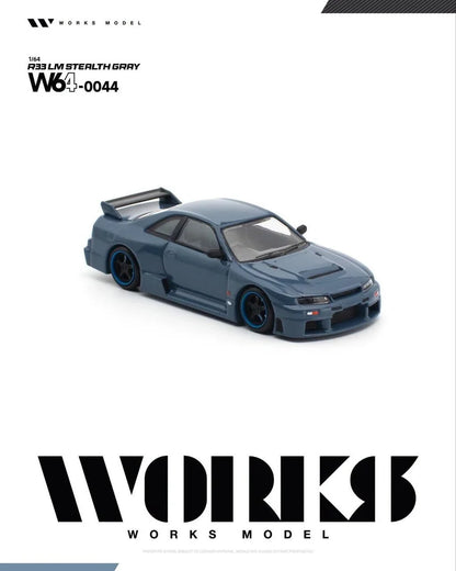 1/64 R33 LM Stealth Grey - Works Models - W64-044 ***Pre Order***