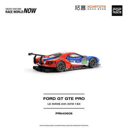 1/64 FORD GT GTE PRO LE MANS 24H 2019 - Poprace - PR640609