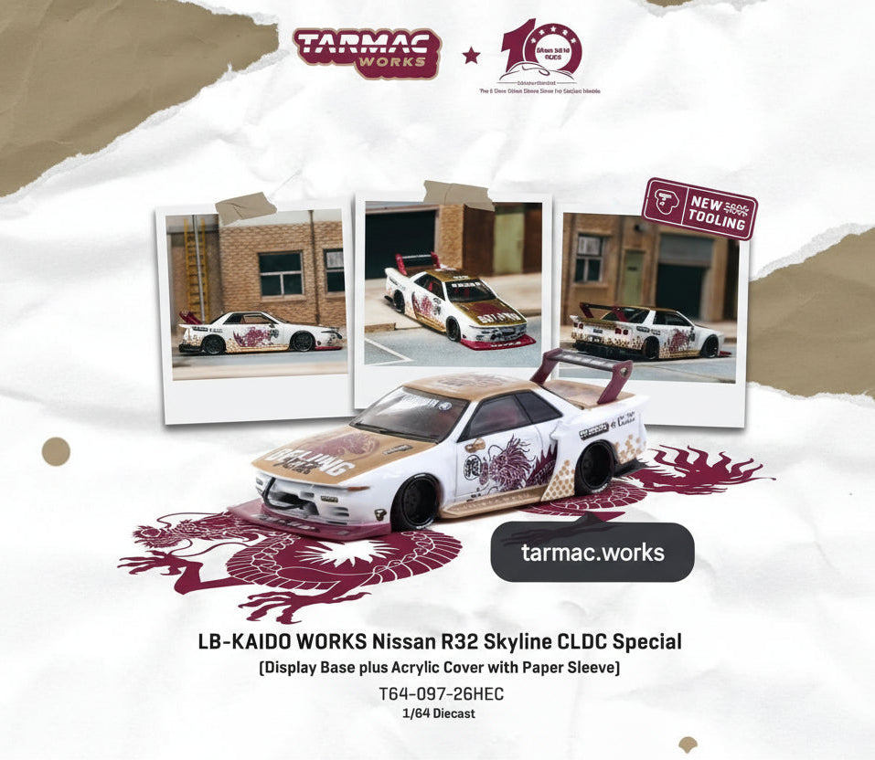 1/64 LB-KAIDO WORKS Nissan R32 Skyline CLDC Special (T64-097-26HEC)