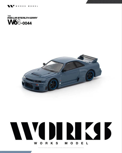 1/64 R33 LM Stealth Grey - Works Models - W64-044 ***Pre Order***