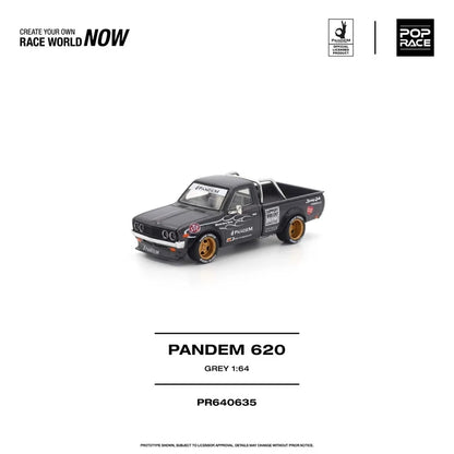 1/64 Datsun Pandem 620 Grey - Poprace - PR640635 *** Pre order ***