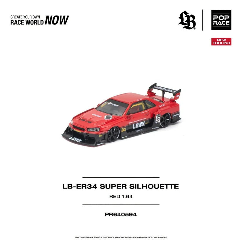 1/64 LB-ER34 Super Silhouette - Poprace - PR640594 *** Pre order ***