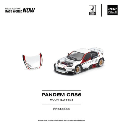 1/64 Pandem GR86 *Moontech* white/red - Poprace - PR640338