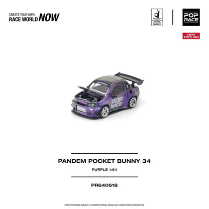 1/64  Pandem Pocket Bunny 34, purple - Poprace - PR640618 *** Pre order ***