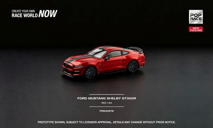 1/64 -  Ford Mustang Shelby GT350R, race red - Poprace - PR640578
