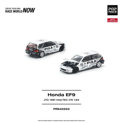 1/64 Honda Civic (EF9) #15 JTC 1991 InterTEC *NEW TOOLING* - Poprace - PR640553