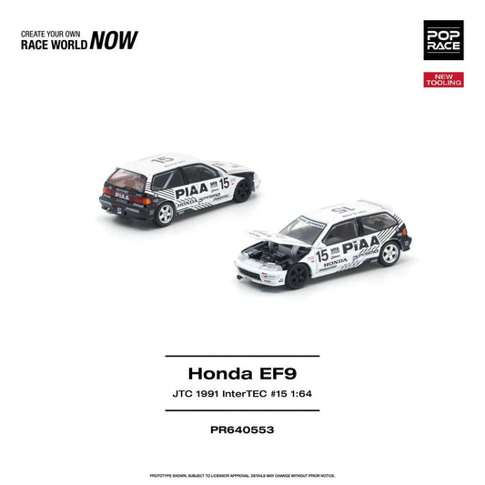 1/64 Honda Civic (EF9) #15 JTC 1991 InterTEC *NEW TOOLING* - Poprace - PR640553