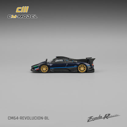 1/64 Pagani Zonda Revlucion Metallic blue - CM Models - CM64-Revolucion-BL