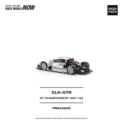1/64 1997 Mercedes Benz AMG CLK GTR FIA GT Championship, silver - Poprace - PR640509