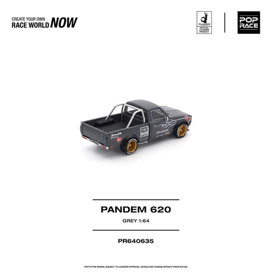 1/64 Datsun Pandem 620 Grey - Poprace - PR640635 *** Pre order ***