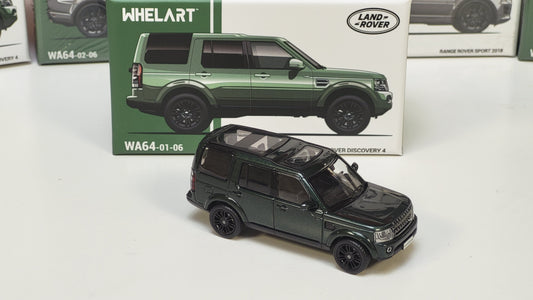 1/64 Land Rover Discovery 4 Green - Whelart  - WA64-01-06
