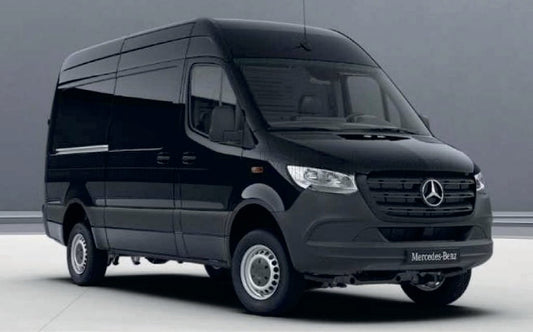 1/18 2018 Mercedes-Benz Sprinter - Black - 183041 - Norev
