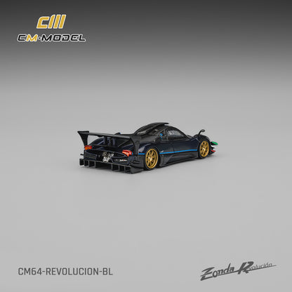 1/64 Pagani Zonda Revlucion Metallic blue - CM Models - CM64-Revolucion-BL