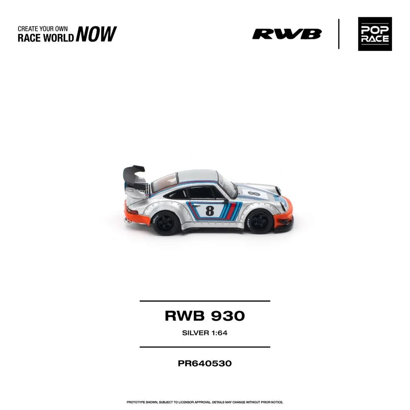 1/64 RWB 930 Silver - Poprace - PR640530 *** Pre order ***