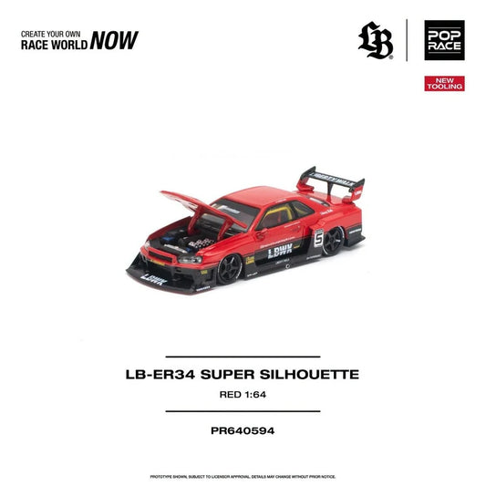 1/64 LB-ER34 Super Silhouette - Poprace - PR640594 *** Pre order ***